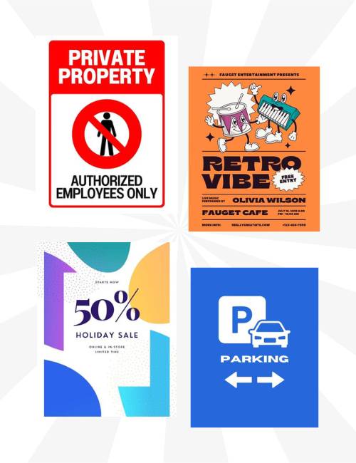 ourdoor signs printing - canada
